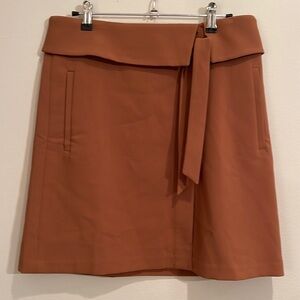 LOFT Fold Over Wrap Mini Skirt
